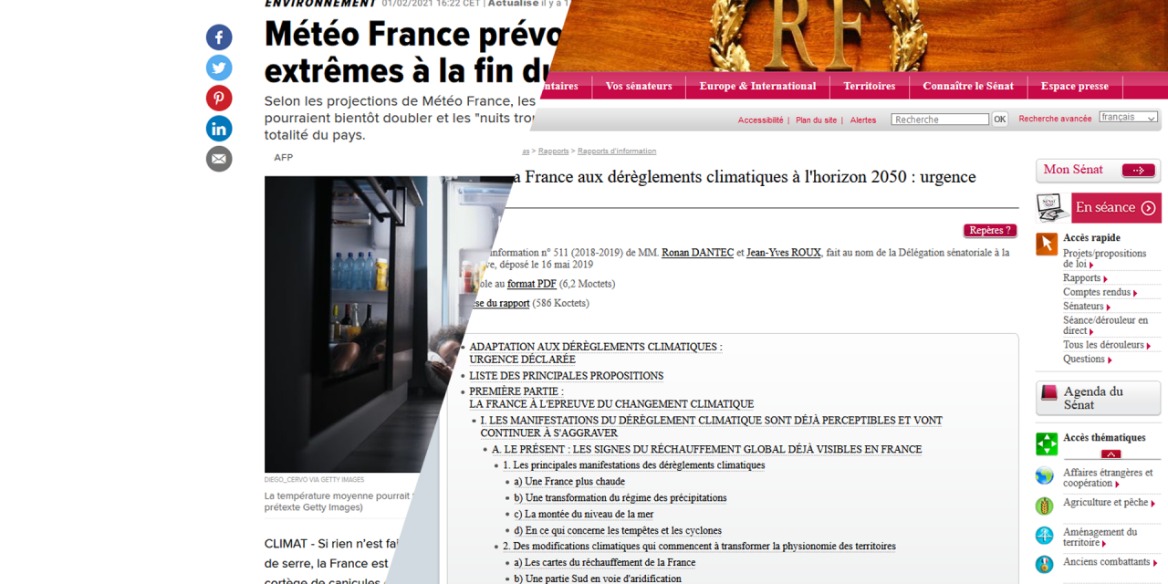 températures extrêmes, la France en 2050 et Corinne Morel darleu